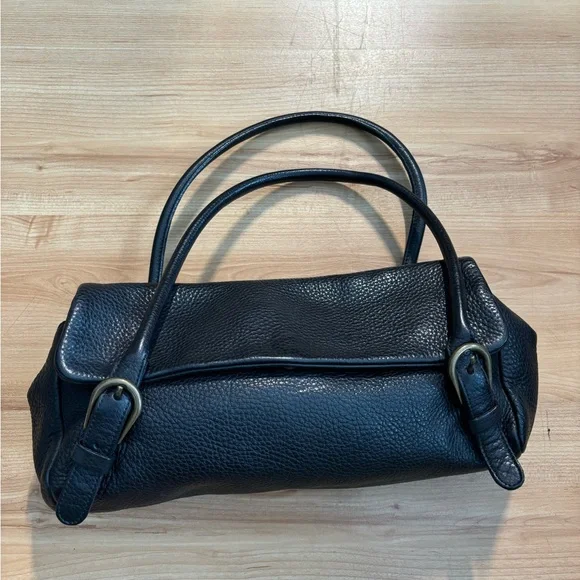 MIUMIU Archive Tote Semi Shoulder bag Logo Leather Black - Picture 2 of 14